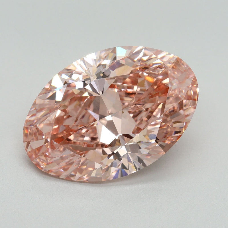 Oval 10.19ct Fancy Vivid Pink VVS2 IGI #LG627425902