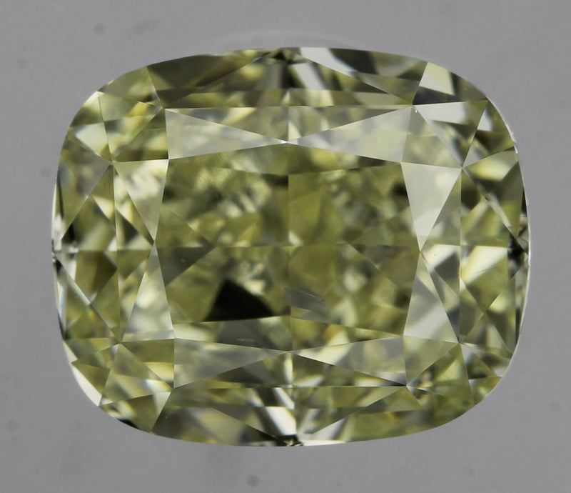 Cushion brilliant 2.01ct Fancy Light  Yellow SI1 GIA #2216049969