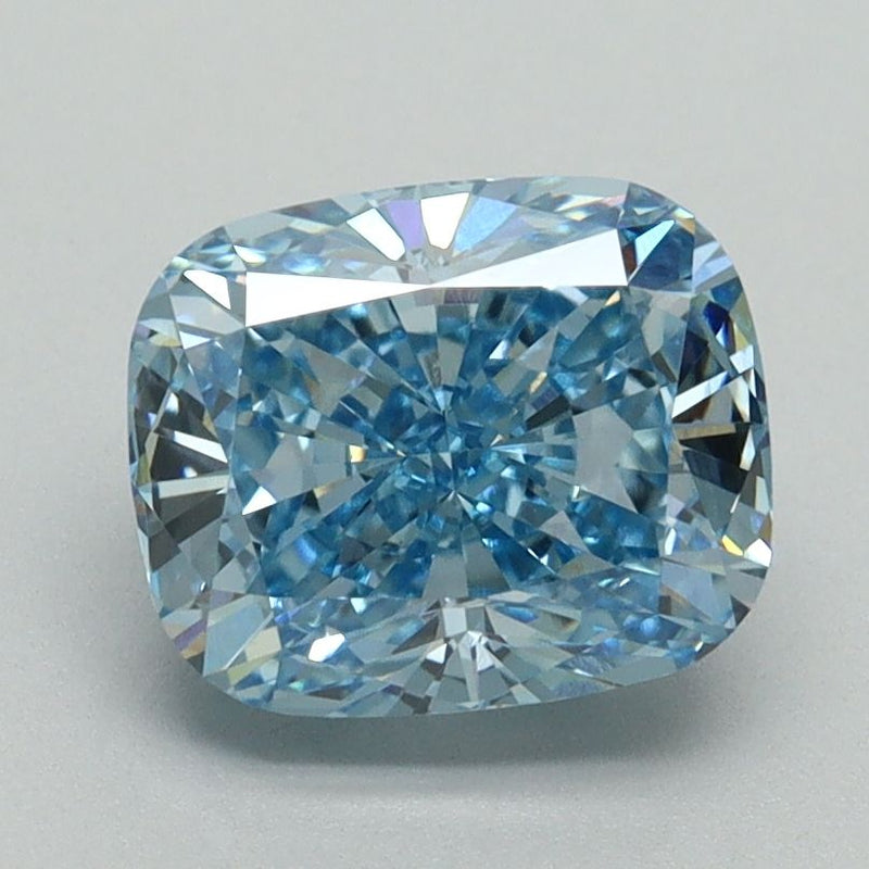 Cushion brilliant 2.02ct Fancy Vivid Blue VS1 IGI #LG650494086
