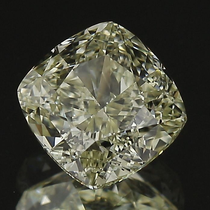 Cushion modified 1.34ct Fancy Light Yellow SI1 GIA #7231952520