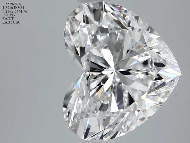 Heart 1.82ct D VS1 GIA #6492839891