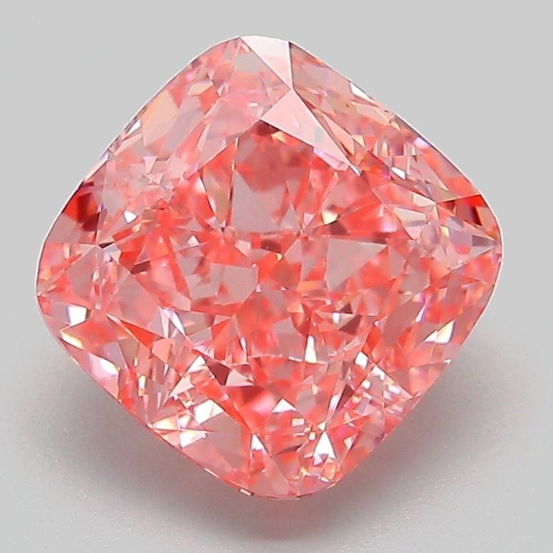 Cushion modified 3.08ct Fancy Vivid Pink VS1 IGI #LG782620529