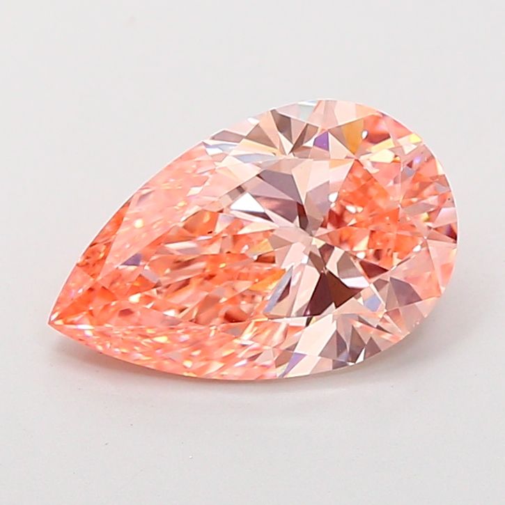 Pear 3.99ct Fancy Vivid Pink VVS2 IGI #LG776642324