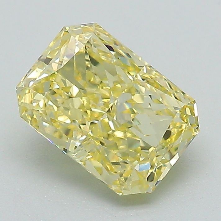 Radiant 1.59ct Fancy Vivid Yellow VVS2 IGI #LG649490669