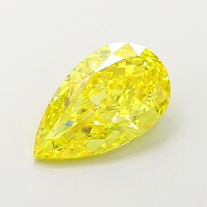 Pear 1.6ct Fancy Vivid Yellow VVS2 IGI #LG747511810