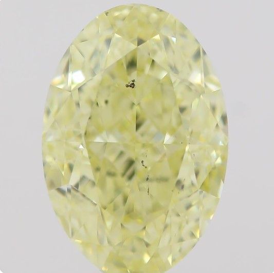 Oval 1.05ct Fancy  Yellow SI1 GIA #2215370663