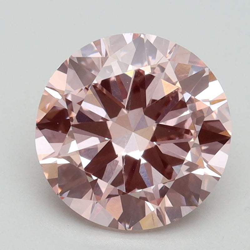 Round 2.5ct Fancy Intense Pink SI1 IGI #LG536200775