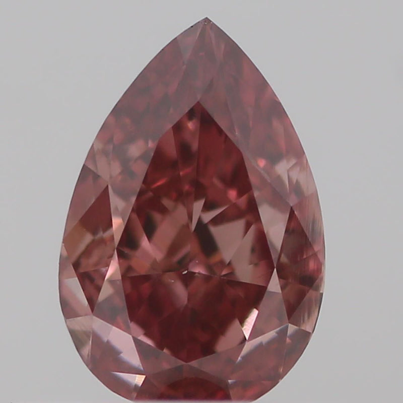 Pear 0.31ct Fancy Deep Orangey Pink SI1 GIA #2223194021