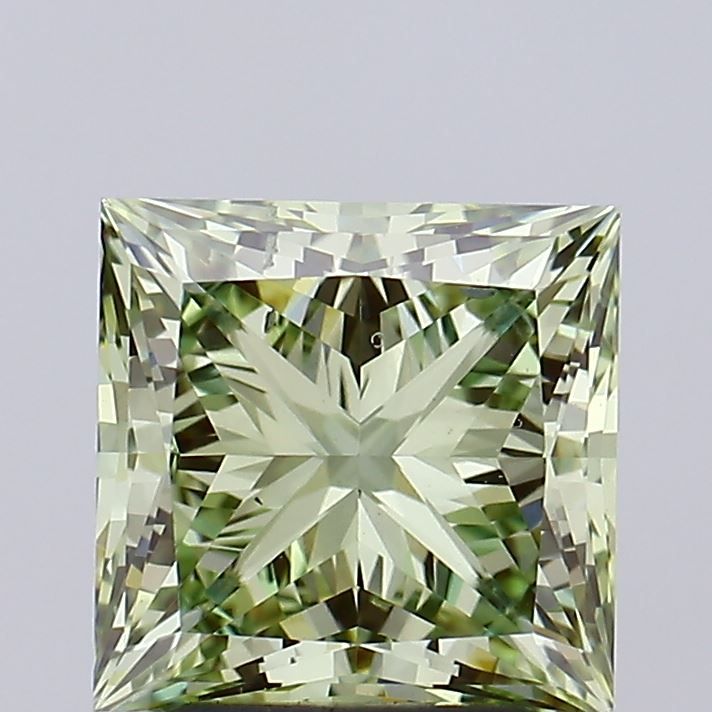 Princess 2.51ct Fancy Vivid Green VS2 IGI #LG623423280