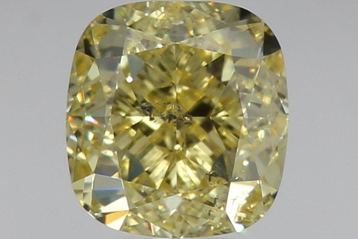 Cushion brilliant 1.01ct Fancy  Yellow I1 GIA #5182635688
