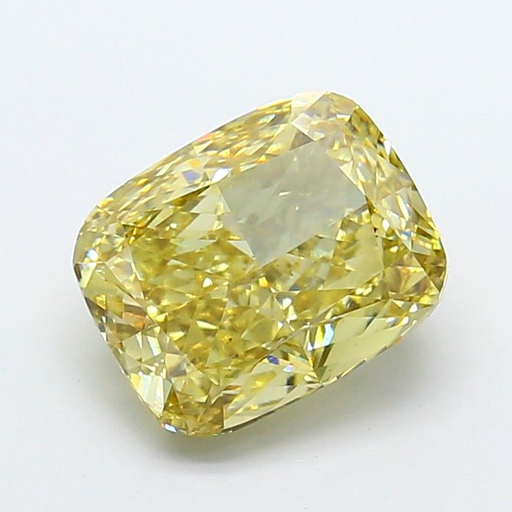 Cushion modified 4.52ct Fancy Intense Yellow VS2 IGI #LG781601972