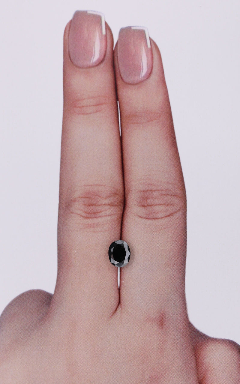 Oval 0.85ct Black  IGI #747564059