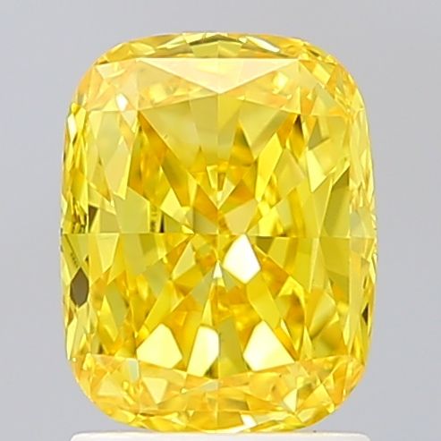 Cushion modified 2.01ct Fancy Vivid Yellow VS1 IGI #LG698563565