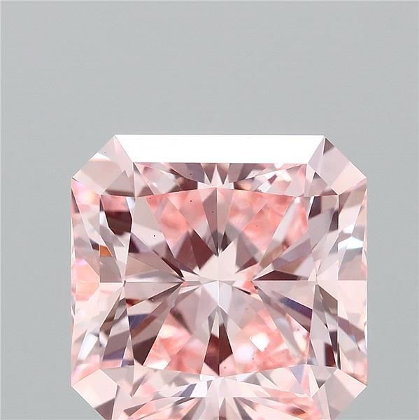 Square radiant 2.89ct Fancy Vivid Pink VS1 IGI #LG739569471