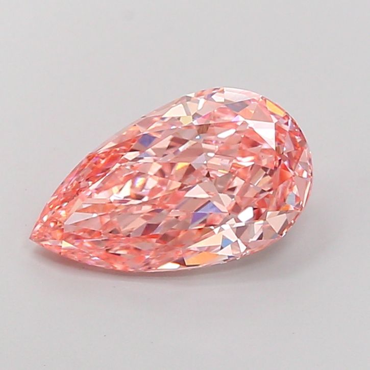 Pear 4.1ct Fancy Vivid Pink VS1 IGI #LG712534972