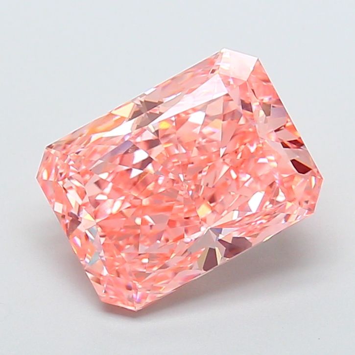 Radiant 5.03ct Fancy Vivid Pink VVS2 IGI #LG771652247