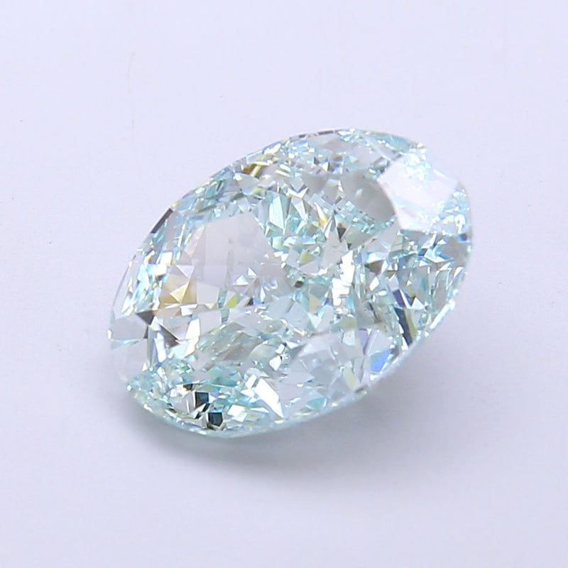 Oval 3.64ct Fancy Intense Green VS1 IGI #LG770645049