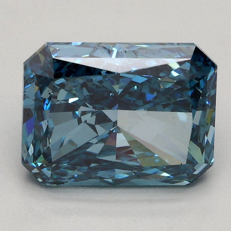 Radiant 2.41ct Fancy Vivid Blue VS2 IGI #LG510196679
