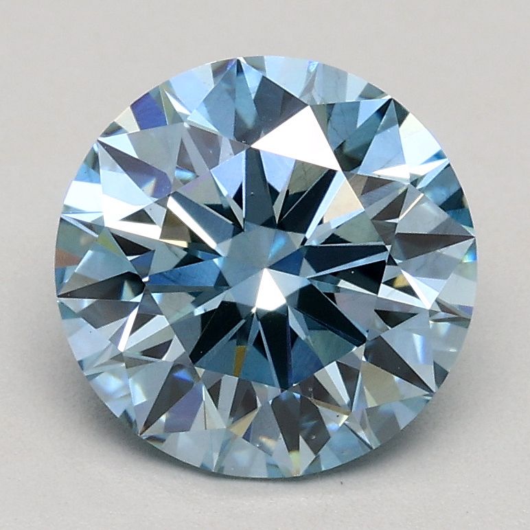 Round 1.52ct Fancy Blue VS2 IGI #LG618457068