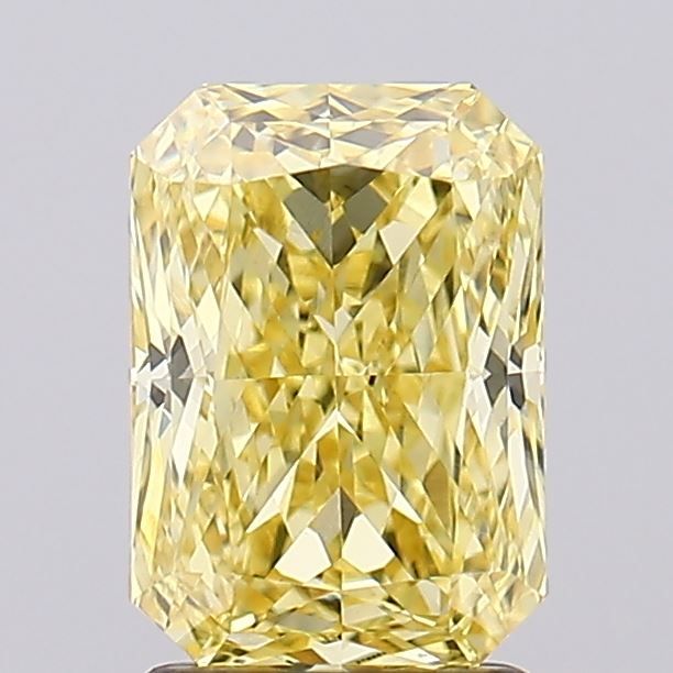 Radiant 2.03ct Fancy Intense Yellow VVS2 IGI #LG772622876
