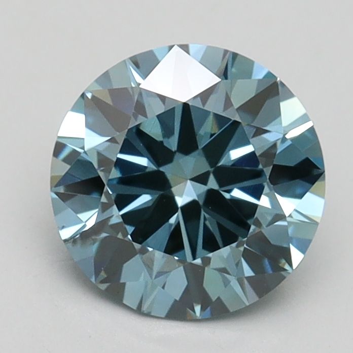Round 1.34ct Fancy Vivid Blue SI1 IGI #LG532244673