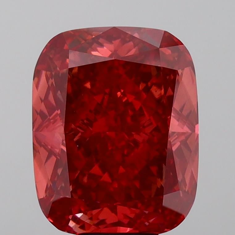 Cushion modified 9.53ct Fancy Vivid Pinkish Orange VS2 IGI #LG756512732