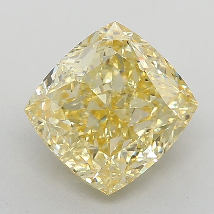 Cushion modified 3.25ct Fancy Intense Yellow VS1 IGI #LG632405478