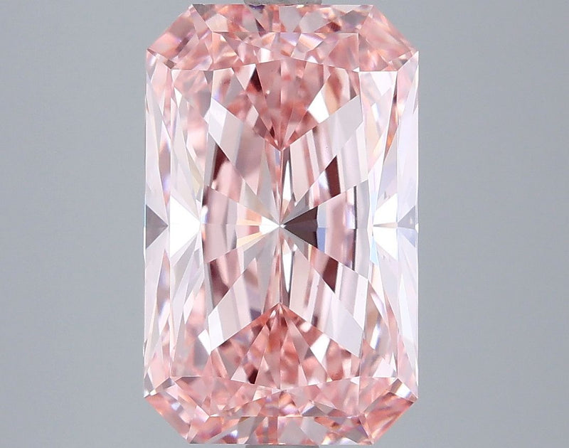 Radiant 5.03ct Fancy Vivid Pink VVS2 IGI #LG772697193