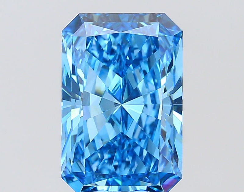 Radiant 5.03ct Fancy Vivid Blue VVS2 IGI #LG735532401