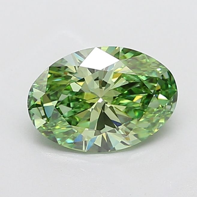 Oval 2.45ct Fancy Vivid Green VS1 IGI #LG768647273