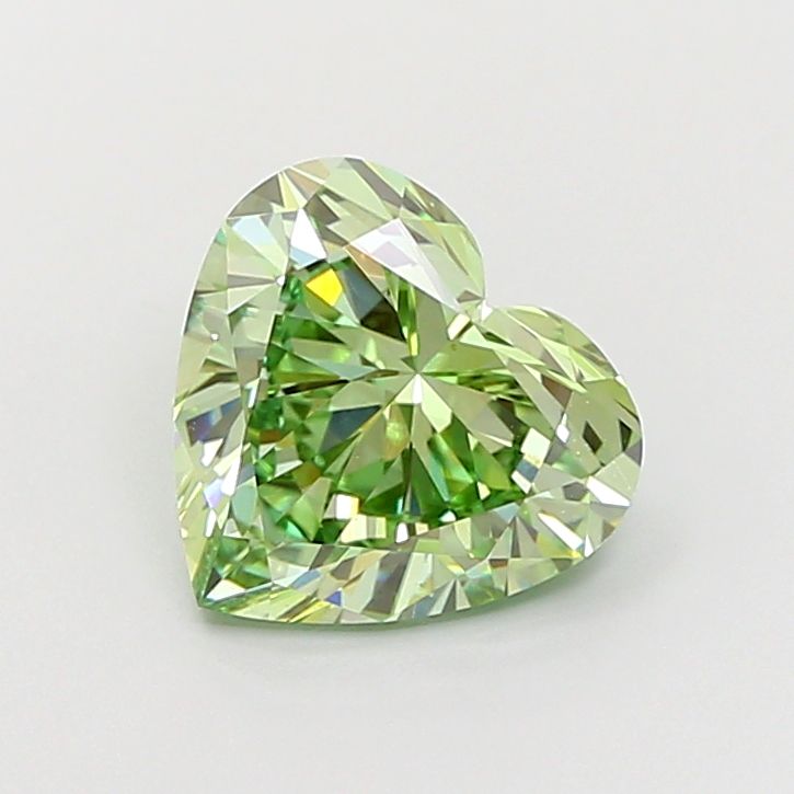 Heart 2.51ct Fancy Vivid Green VS1 IGI #LG762565090