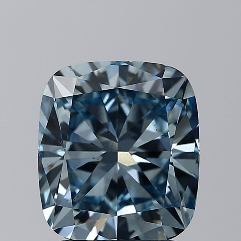 Cushion brilliant 2.51ct Fancy Intense Blue VS2 IGI #LG522230982