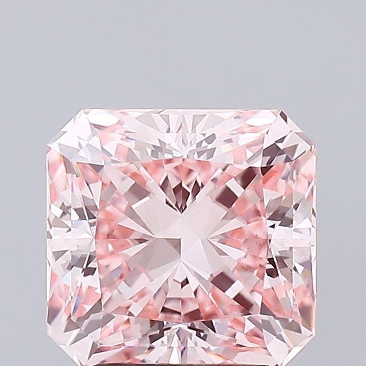 Square radiant 2.67ct Fancy Vivid Pink VS1 IGI #LG646458270