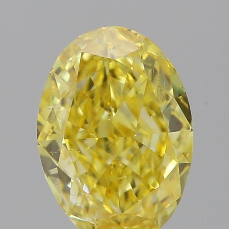 Oval 0.31ct Fancy Vivid Yellow SI1 GIA #7506911106