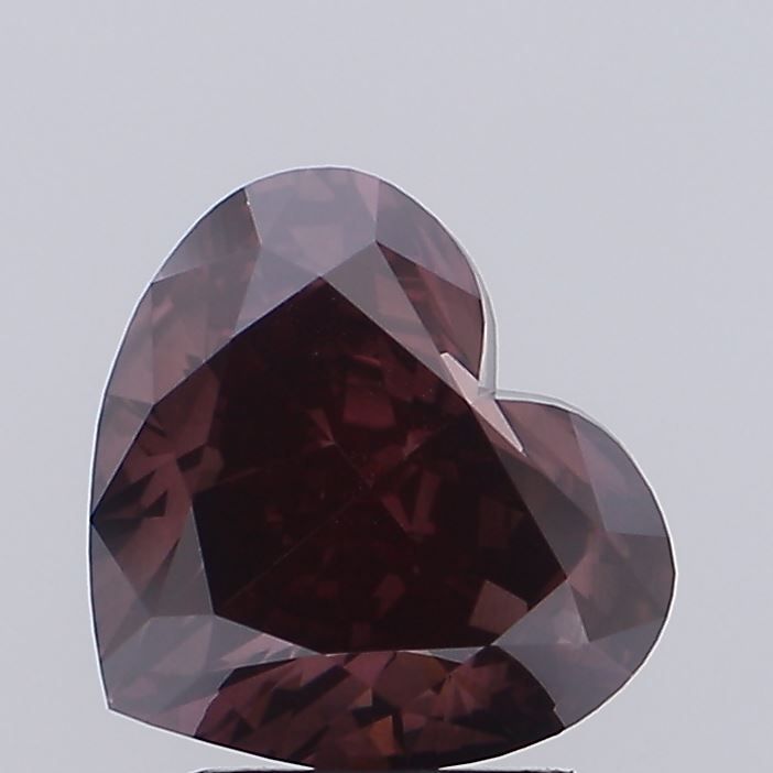 Heart 2.87ct Fancy Deep Gray Pink VS2 IGI #LG738523665