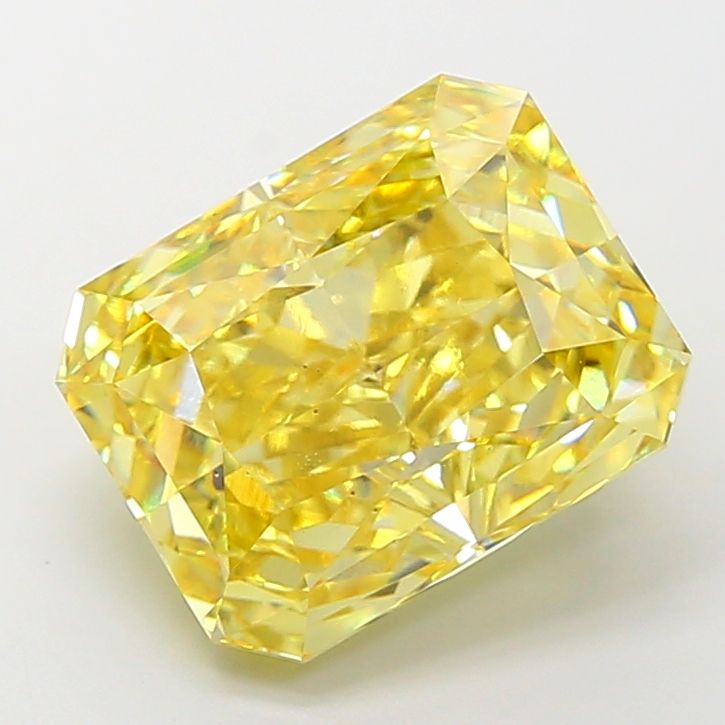 Radiant 7.05ct Fancy Intense Yellow VS2 IGI #LG723529654