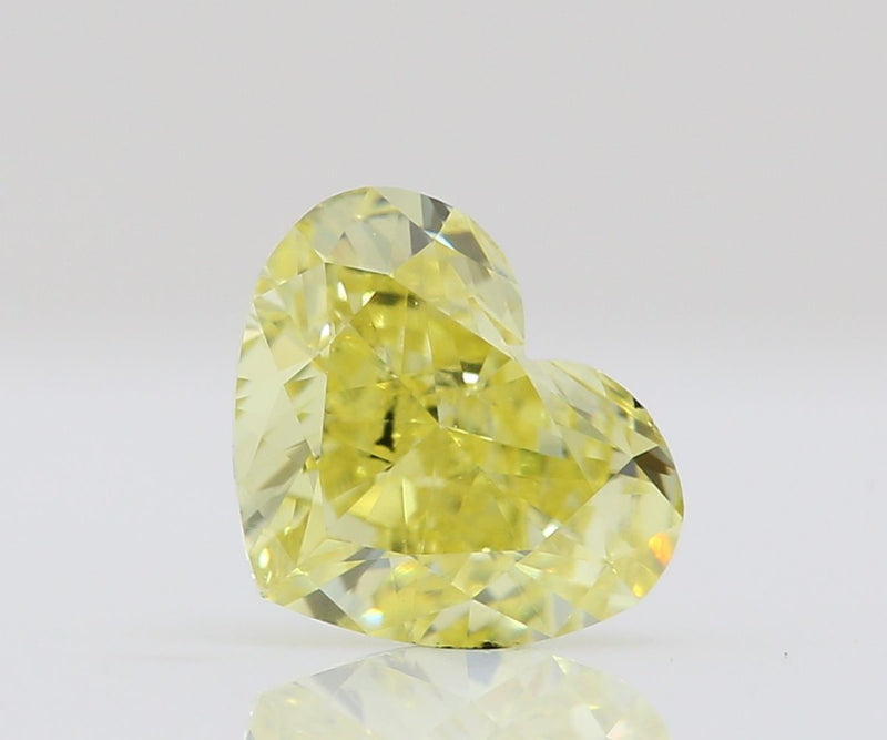 Heart 0.62ct Fancy Intense Greenish Yellow SI1 GIA #6391089988