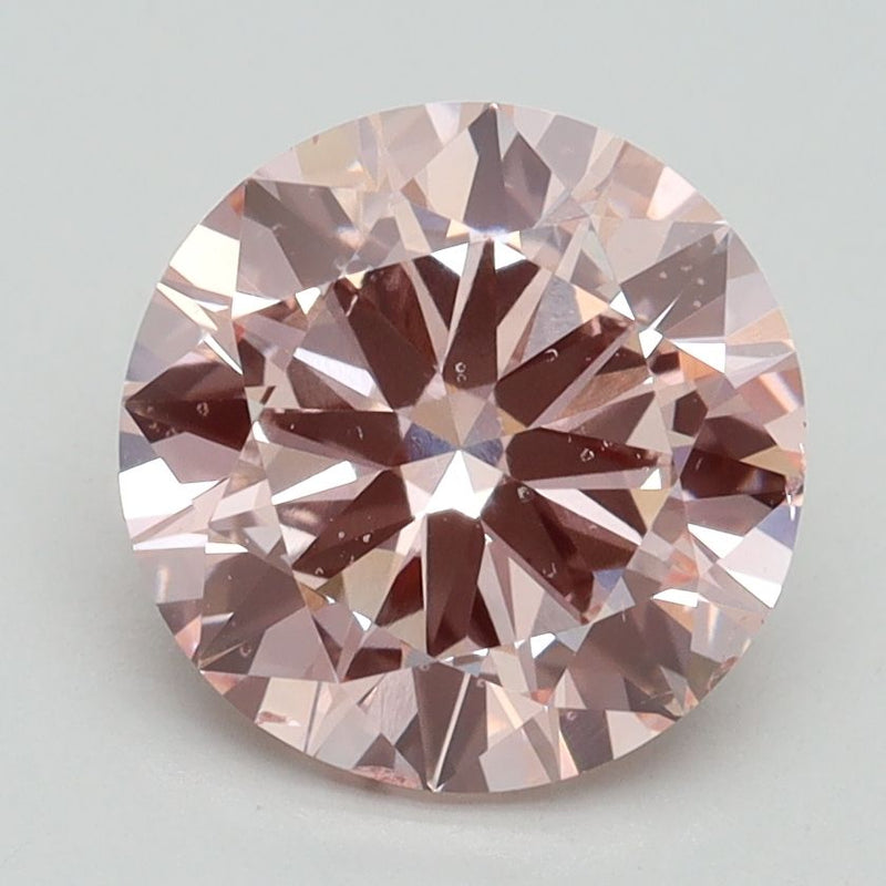 Round 2.5ct Fancy Intense Pink SI1 IGI #LG536295566