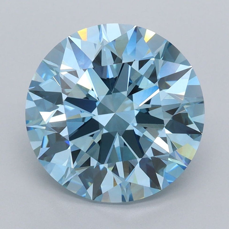 Round 4ct Fancy Vivid Blue VVS2 IGI #LG778638716
