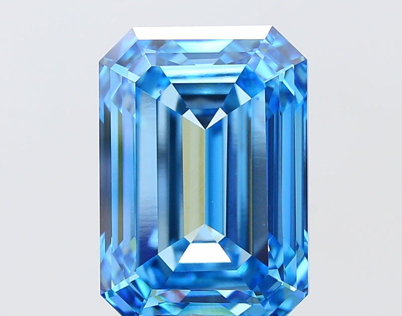 Emerald 10.02ct Fancy Vivid Blue VVS2 IGI #LG754507159