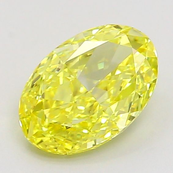 Oval 1.01ct Fancy Vivid Yellow VS1 IGI #LG697507470