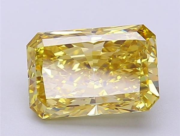 Radiant 2ct Fancy Intense Yellow VS2 IGI #LG710590576