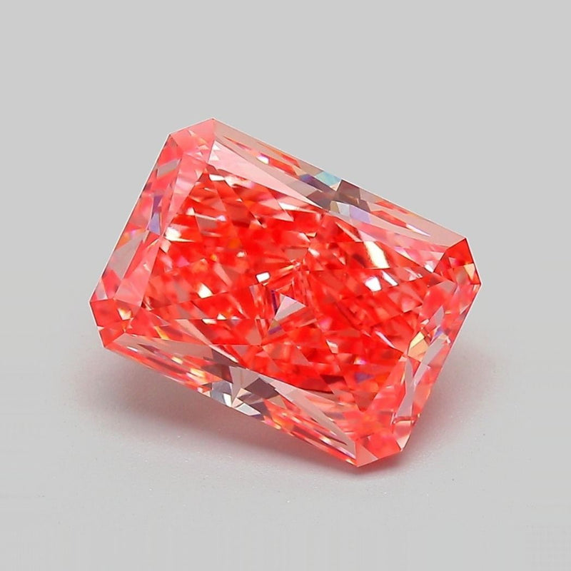 Radiant 3.76ct Fancy Vivid Pink VVS2 IGI #LG729596438