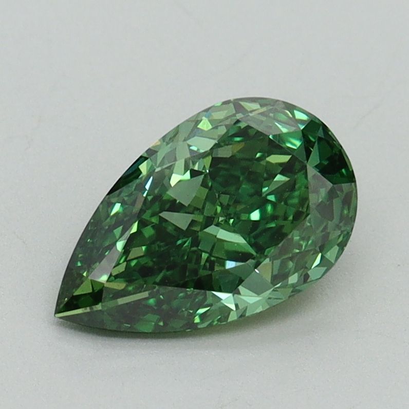Pear 1.09ct Fancy Vivid Green VVS2 IGI #LG677580050