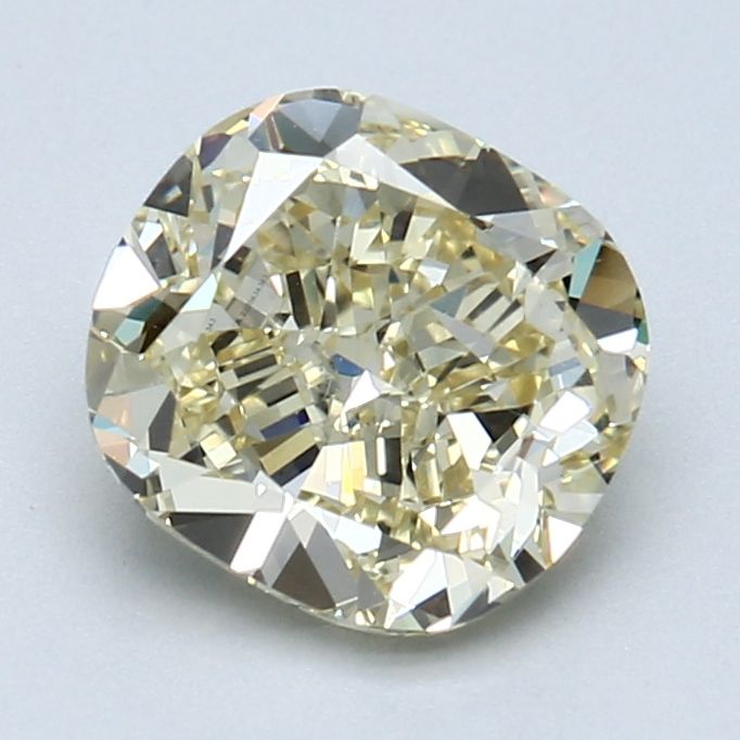 Cushion brilliant 1.9ct Fancy Light Yellow VS2 GIA #2235634343