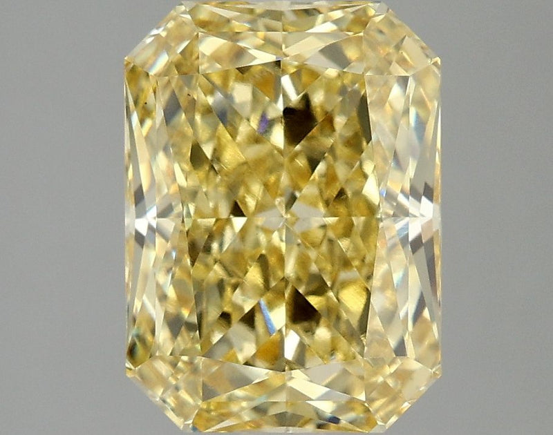 Radiant 4.1ct Fancy Vivid Yellow VS1 IGI #LG677575813