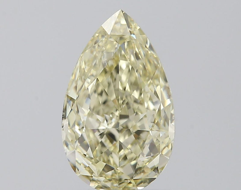 Pear 1.52ct Fancy Light Brownish Greenish Yellow SI1 GIA #7521431362