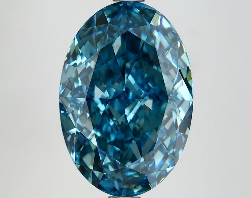 Oval 4.57ct Fancy Vivid Blue VS1 IGI #LG662488480