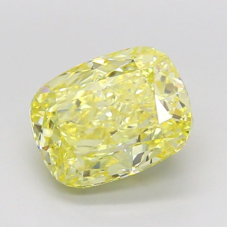 Cushion modified 2.6ct Fancy Intense Yellow VS1 IGI #LG781635442