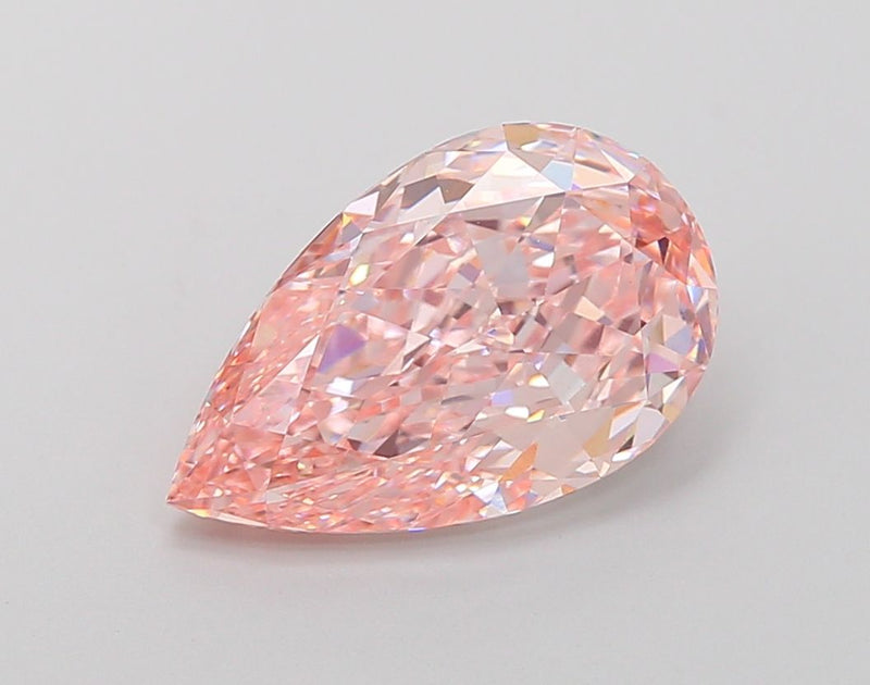 Pear 3.73ct Fancy Intense Pink VS1 IGI #LG654418133
